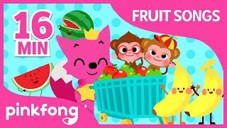 Pinkfong Fruit ABC and more  Fruit Songs  Compilation  Pinkfong Songs for Children [upl. by Sharpe]