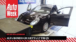 Alfa Romeo Giulietta 17 TBI QV  Op de Rollenbank [upl. by Nayrb]