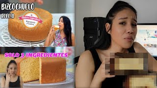 TORTABIZCOCHUELO SOLO 3 INGREDIENTES RECETA QUIERO CUPCAKES [upl. by Thacher]