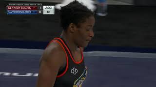 Tamyra MensahStock VS Kennedy Blades  Women’s Freestyle 68 kg [upl. by Hillinck]