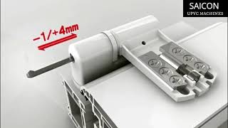 How to fix 3D Hinges on Upvc Casement Doors  Upvc Window Machines [upl. by Thilde91]