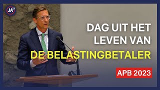 Dag uit het leven van de belastingbetaler  Bijdrage Joost Eerdmans APB [upl. by Prentiss]