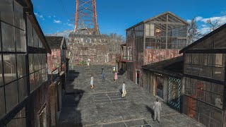 Fallout 4  ABERNATHY FARM  Settlement build tour  NO MODS [upl. by Kennith848]