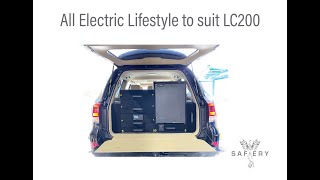 All Electric Lifestyle to Suit LC200  Lightweight DIY Install 3 models Water tank Safiery Power [upl. by Rento]