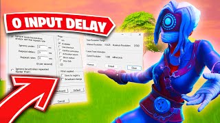 How PROS Get 0 INPUT DELAY In Fortnite INSANE 0 DELAY GUIDE [upl. by Aber]