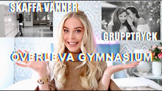 HUR ÖVERLEVER MAN GYMNASIET  Skaffa vänner grupptryck fest │LOUISE JORGE [upl. by Lionel]