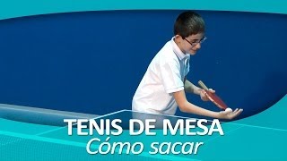 TENIS DE MESA 5 Cómo sacar [upl. by Geerts]