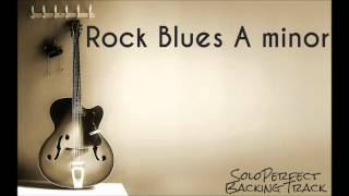 Rock Blues Backing Track in A minor [upl. by Elockin]