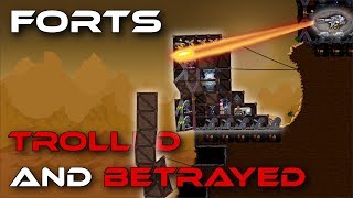 TROLLED and Betrayed Smurf Gameplay  Forts RTS 75 [upl. by Idnod]