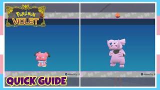 How To Evolve Snubbull Into Granbull In Pokemon Scarlet amp Violet  Quick Guide [upl. by Annaohj]