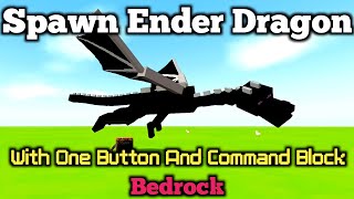 How to Spawn Ender Dragon With Command Block in Minecraft PE Minecraft Ender Dragon [upl. by Halludba]