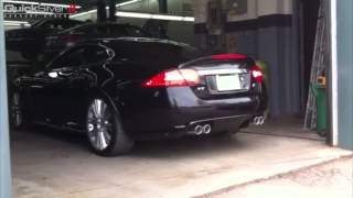 Jaguar XKR SuperSports Exhaust by QuickSilver [upl. by Thorncombe874]