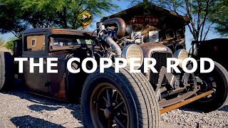 ALL COPPER Turbo Diesel Rat Rod [upl. by Pomona539]