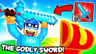 I GOT THE 1 GODLY SWORD In Chest Hero Simulator AND BECAME OP [upl. by Acinnad]