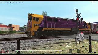 TRS22  VLine N457 City of Mildura Departing Wodonga Station to Albury [upl. by Lowery]