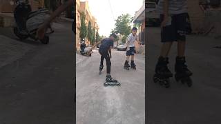 Epic lesson Skating Fails Compilation skating skater skates inlineskating mf900 [upl. by Aisirtap627]