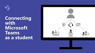 Connecting with Microsoft Teams as a student [upl. by Ellecrad]