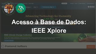 Acesso à Base de Dados IEEE Xplore  UFRJ via CAFe [upl. by Rabi725]