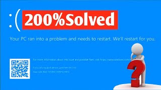 I Fixed a Blue Screen Error BSoD on a Windows PC I How to fix Your device ran into a problem I [upl. by Lassiter]