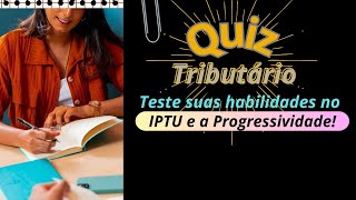 IPTU progressividade igualdade e capacidade contributiva [upl. by Eirrej]