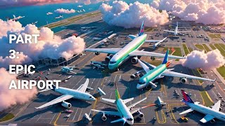 I Built the ULTIMATE Airport in Roblox [upl. by Acireit]