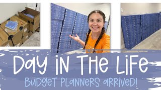 Getting ALL 2025 Budget Planner Orders Out in ONE Day  Day in the Life of an Etsy Shop Owner [upl. by Pentha]