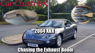 Jaguar XK8  Chasing the exhaust BOOM [upl. by Yrrad107]