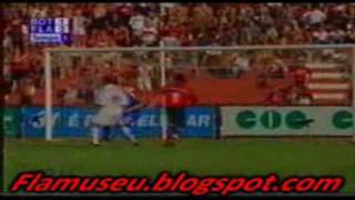 BotafogoSP 1 X 4 Flamengo  Brasileiro 1999 [upl. by Ynnavoj884]