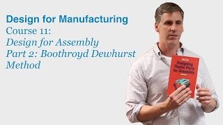 Design for Manufacturing Course 11 Part 2 Boothroyd Dewhurst Method  DragonInnovationcom [upl. by Marron770]