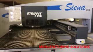 22 Ton Strippit Siena 1225 CNC Turret Punch 2780 [upl. by Oilegor]