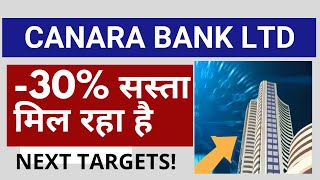 Canara bank share latest news  canara bank share price  Canara Bank Target [upl. by Analos110]