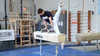 Pommel Horse Basics  Gymnastics Lessons [upl. by Liscomb]