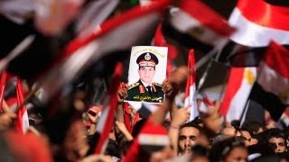 Egypts top general announces Morsi has been deposed [upl. by Trakas]