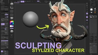 StepbyStep ZBrush Tutorial  Turning 2D Concepts into 3D Characters [upl. by Huebner]