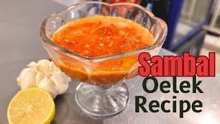 Sambal Oelek Recipe  Sambal Oelek Chili Paste  How to Make Red Chili Paste [upl. by Phillips83]