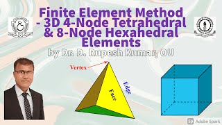 FEM17FiniteElementMethod3D TetrahedralHexahedralElementsShape FunctionStrainDisplacementMatrix [upl. by Mosi364]