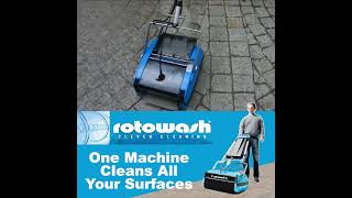 Rotowash Tile amp Grout Cleaning Machine [upl. by Aleahcim]