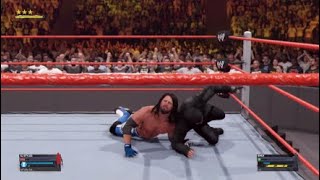 Wwe2k24 vs oneSHOT use godmod lol lose ridicule [upl. by Poirer]