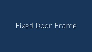 VIVENTO  Fixed Door Frame Installation [upl. by Nodlew519]