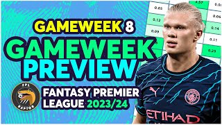 FPL GAMEWEEK 8 PREVIEW  SELL HAALAND BUY WATKINS  Fantasy Premier League Tips 202324 [upl. by Fugere856]