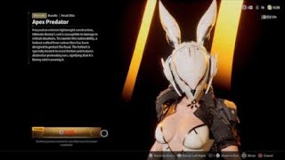 The First Descendant Bunny Apex Predator head skin part of the Ultimate Bundle ThefirstDescendant [upl. by Anihsak]