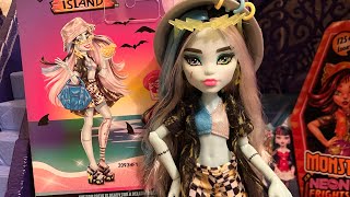 MONSTER HIGH SCARADISE ISLAND FRANKIE STEIN DOLL REVIEW AND UNBOXING [upl. by Melinde834]