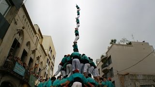 Castellers de Vilafranca  Pd8fm  Cal Figarot 2014 [upl. by Iuqcaj]