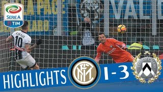 Inter  Udinese 13  Highlights  Giornata 17  Serie A TIM 201718 [upl. by Acinoryt677]