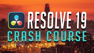 RESOLVE 19 CRASH COURSE  Davinci Resolve 19 Walkthrough BEGINNER [upl. by Enneyehs]