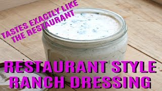 DIY Ranch Dressing Recipe Restaurant Style  Homemade Ranch Salad Dressing Recipe [upl. by Werner980]