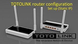 How to Setup TOTOLINK Wireless Router N300RT  TOTOLINK N300RT Setup Static IP [upl. by Eveline]