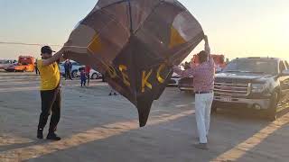 khobar Basant2024 kite festival in saudia Arabia Biggest Gudda flying in Basant2024 20Tawa Gudda [upl. by Pru]