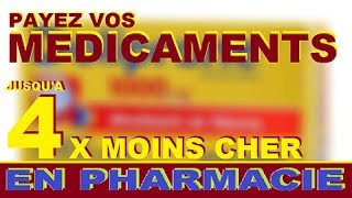 LES MEDICAMENTS SANS ORDONNANCE JUSQUA 4 FOIS MOINS CHER DANS VOTRE PHARMACIE  2 ASTUCES [upl. by Analart]