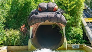 The Taipan Water Slides  Jamberoo Action Park [upl. by Elauqsap]